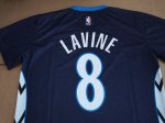 NBA 8 Lavine Minnesota Timberwolves Maillot manche courte imprimé